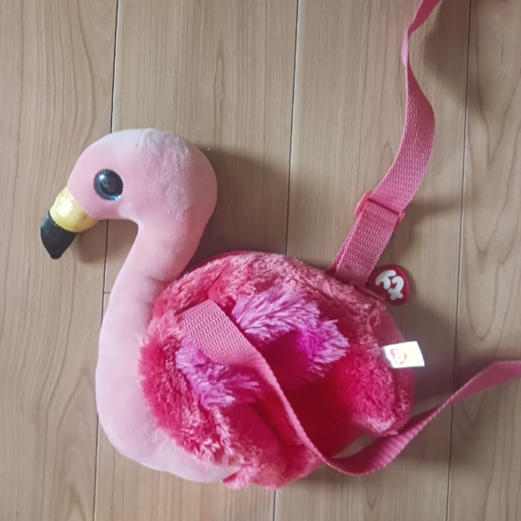 TY Flamingo Purse - Picture 1 of 1